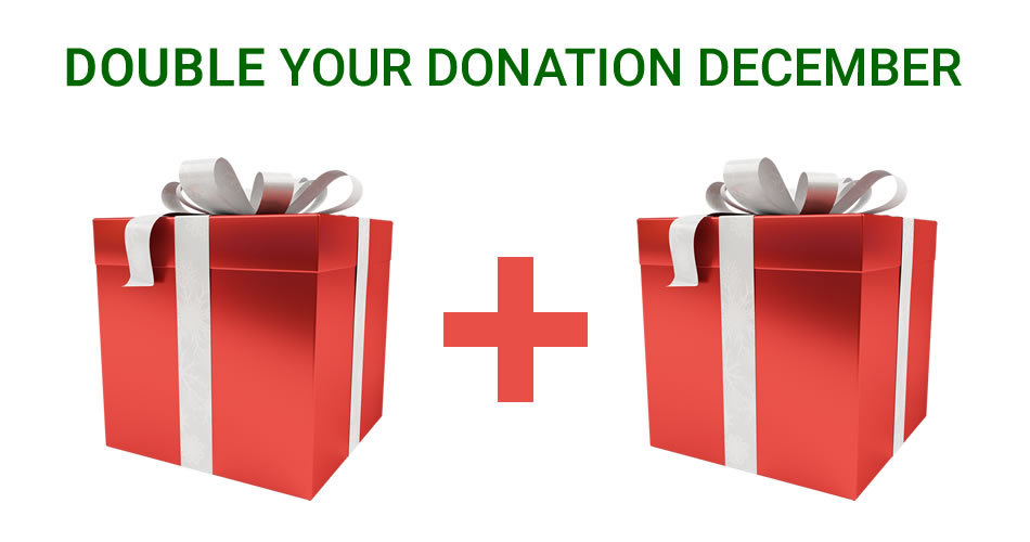 Double your donation December 2021